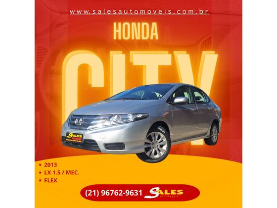 HONDA CITY 1.5 LX 16V FLEX 4P MANUAL HONDA CITY 1.5 LX 16V FLEX 4P MANUAL